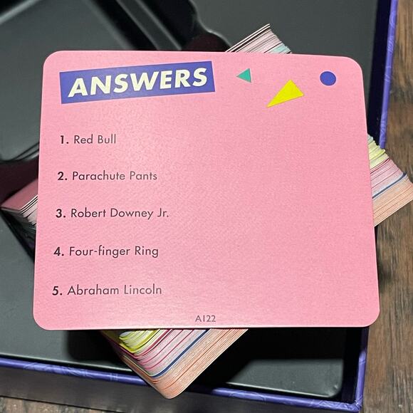 Thats So 80s Trivia Card Game Adult Party 2+ Players Item QUZ011 Complete Game - Picture 15 of 15